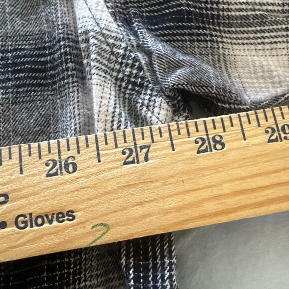 Nova Men Flannel Shirt XXXL Plaid Skater Embroidered Skull Savage Pockets Street - Picture 14 of 16